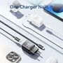 Vention Cargador de Pared GaN 30W con 1xUSB Tipo-C, 1xUSB y Cable USB Tipo-C TZ-FEQB0-EU-01